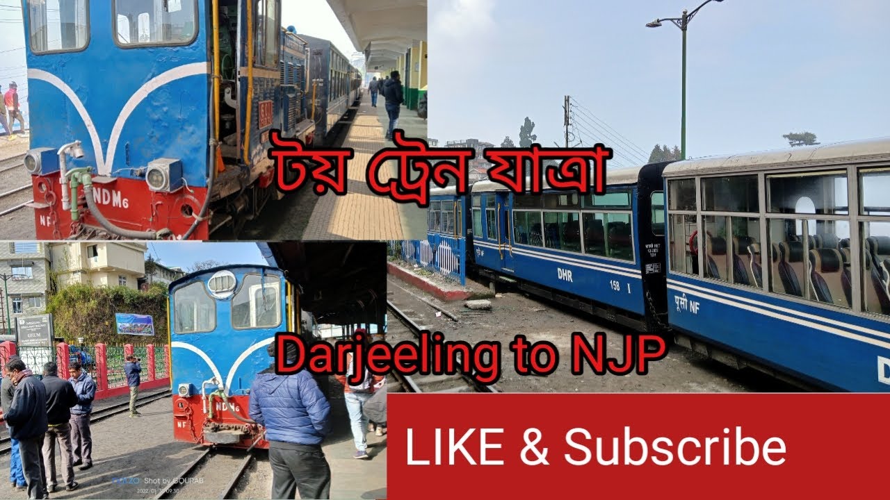 ToyTrain যাত্রা (Darjeeling to New Jalpaiguri)। Darjeeling
