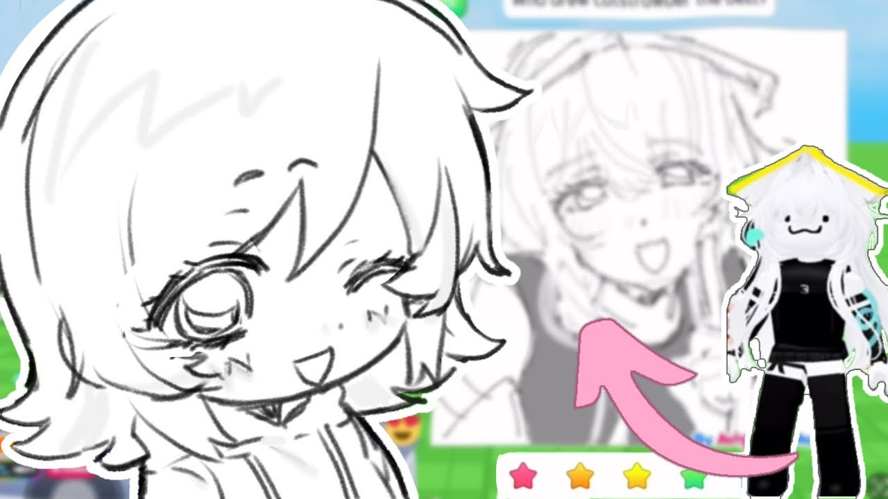 Artist Plays ROBLOX DRAW ME 