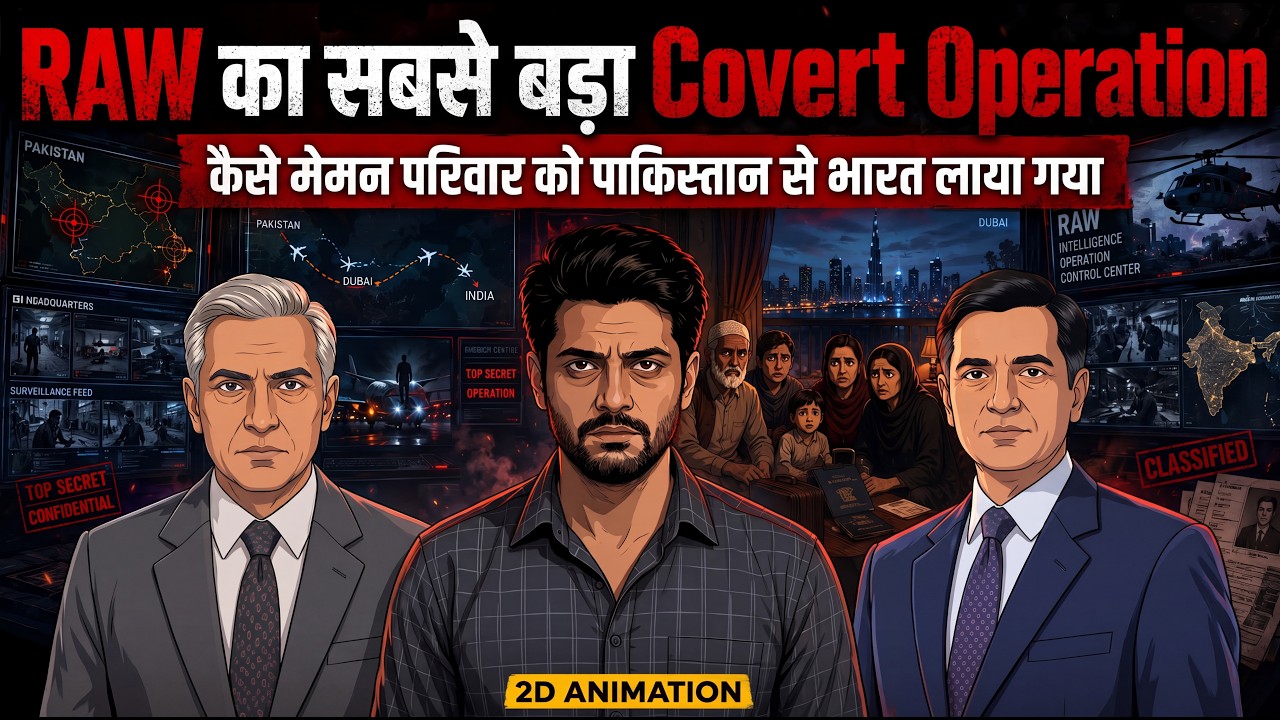 How RAW Brought  Yakub & Memon Family Back to India | 2D Animation