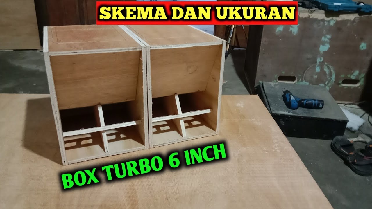 HASIL ISTIMEWA‼️SKEMA DAN UKURAN BOX TURBO 6 INCH SINGLE JAMIN SUARA MANTAPP👍
