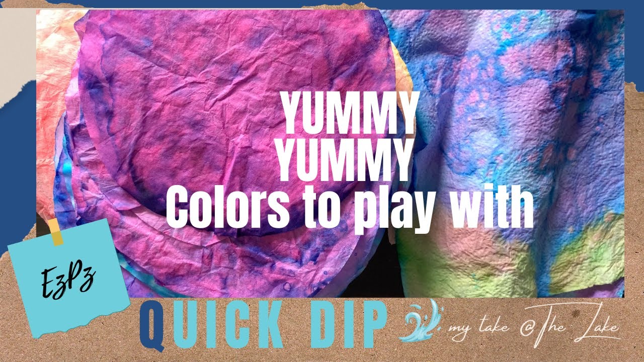 Coffee filter fun--PURE PLAY: Making beautiful colored 