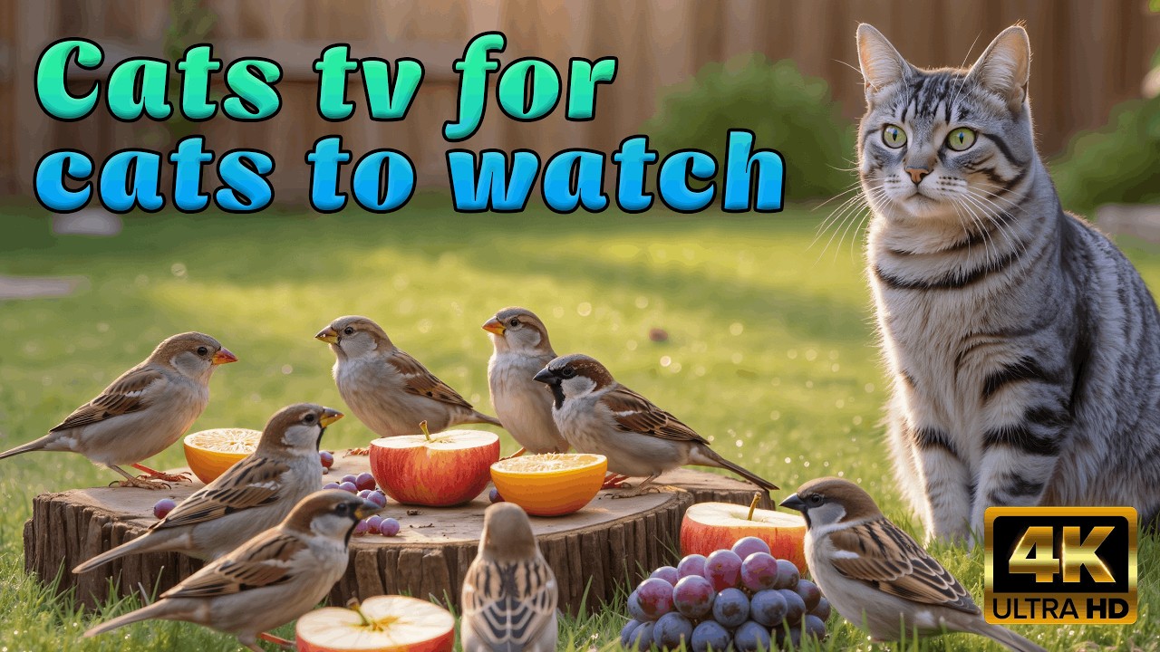 TV FOR CATS - A Cat's Guide to the Wilderness: 8-Hour Nature Documentary for Cats @Nature 4K TV 123