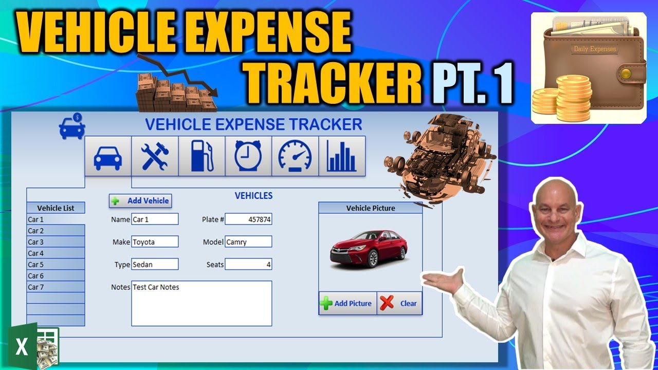 Excel Fleet Expense Tracker Tutorial | Vehicle Management System For Small Business [Part 1]