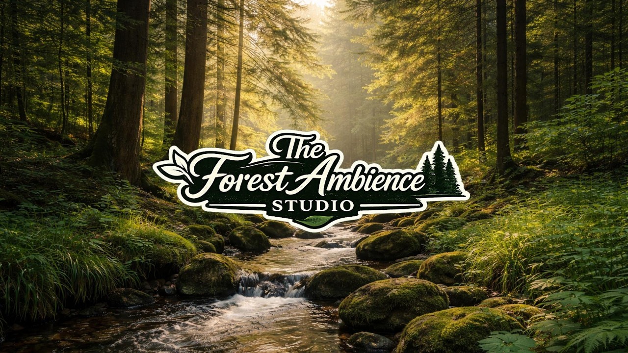 Forest Stream Ambience 🌿 1 Hour Calm Nature Sounds for Sleep & Relaxation