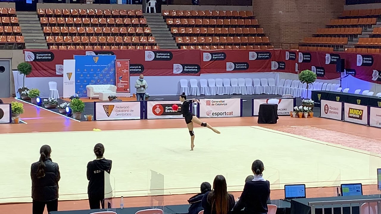 Lala Kramarenko Ball Podium training VI Trofeu Internacional de Barcelona