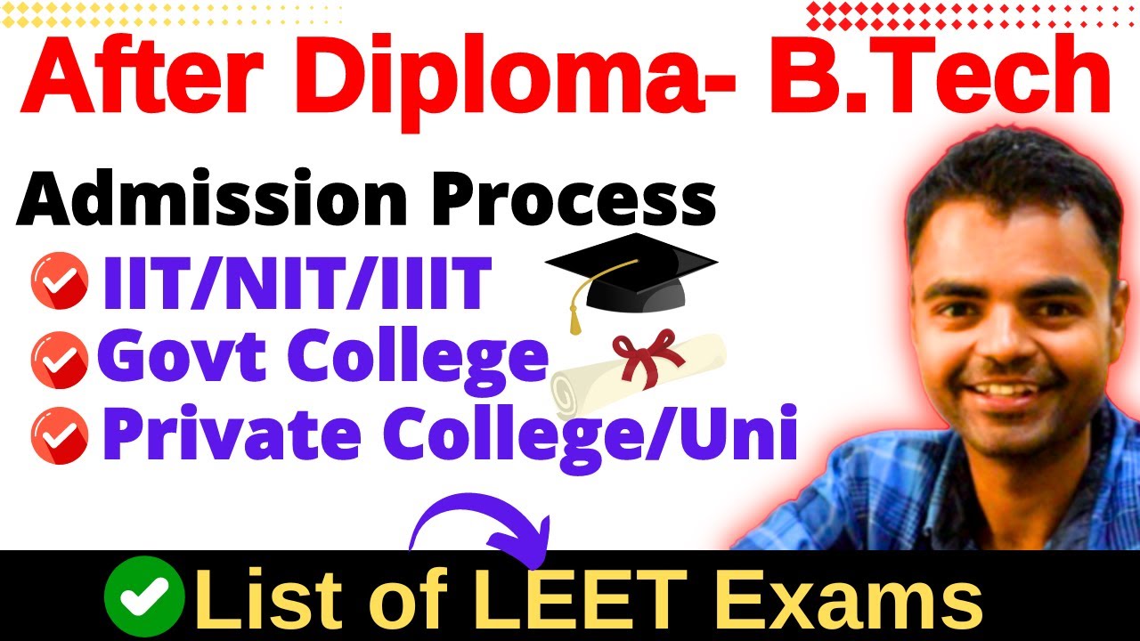 Direct Second Year Engineering Admission 2024, Lateral Entry in BTech After Polytechnic/Diploma