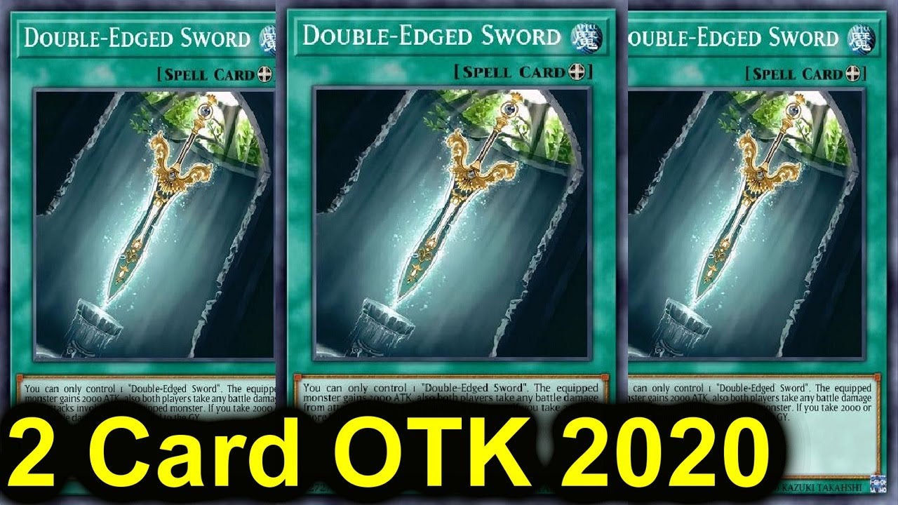 【YGOPRO】DOUBLE-EDGED SWORD OTK DECK 2020 - 2 CARD OTK!!