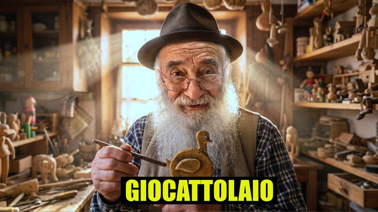 L'UOMO che CREA GIOCATTOLI ANTICHI - thepillow