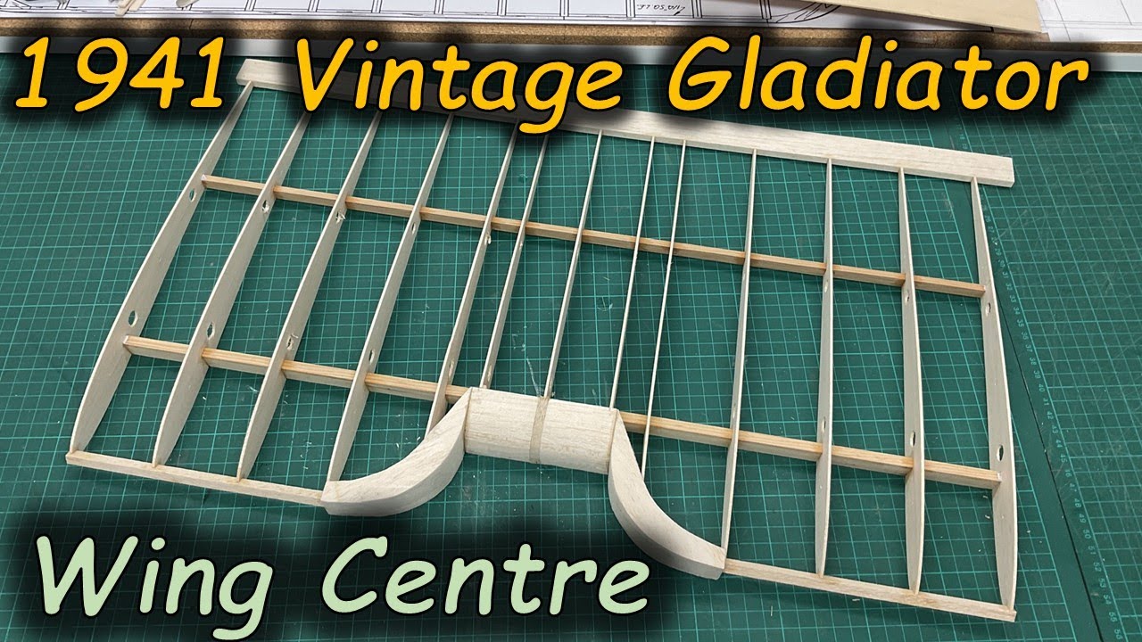 1941 Vintage Gladiator - Pt2: Building the Wings Central section - 68