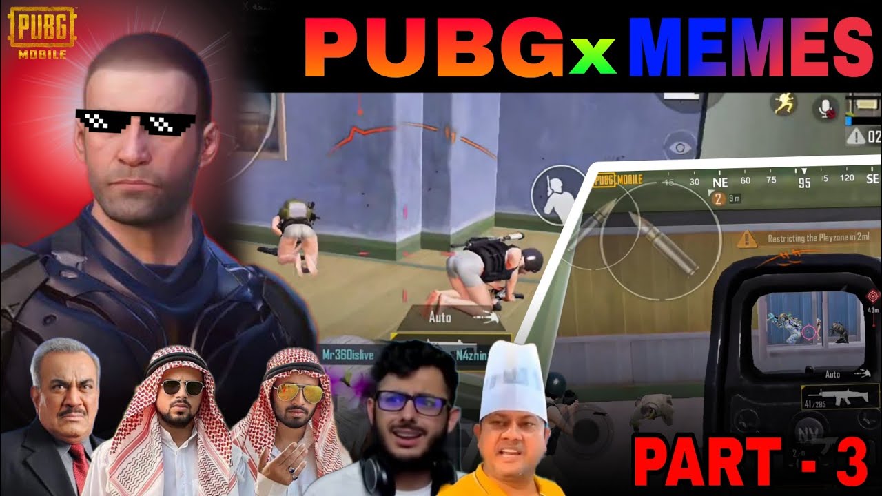 BGMI x MEMES | PUBG 4.2 UPDATE | Use the hadephone 🎧 | Part - 3 | Mr360islive ✔️