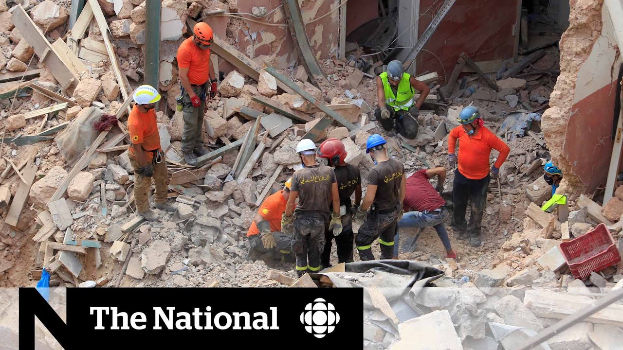 Beirut marks one month since blast, as rescue team digs for survivor