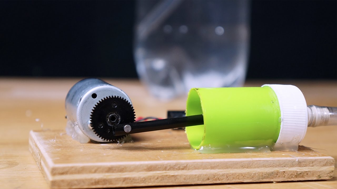Como fazer uma MINI BOMBA DE AR caseira para aquários