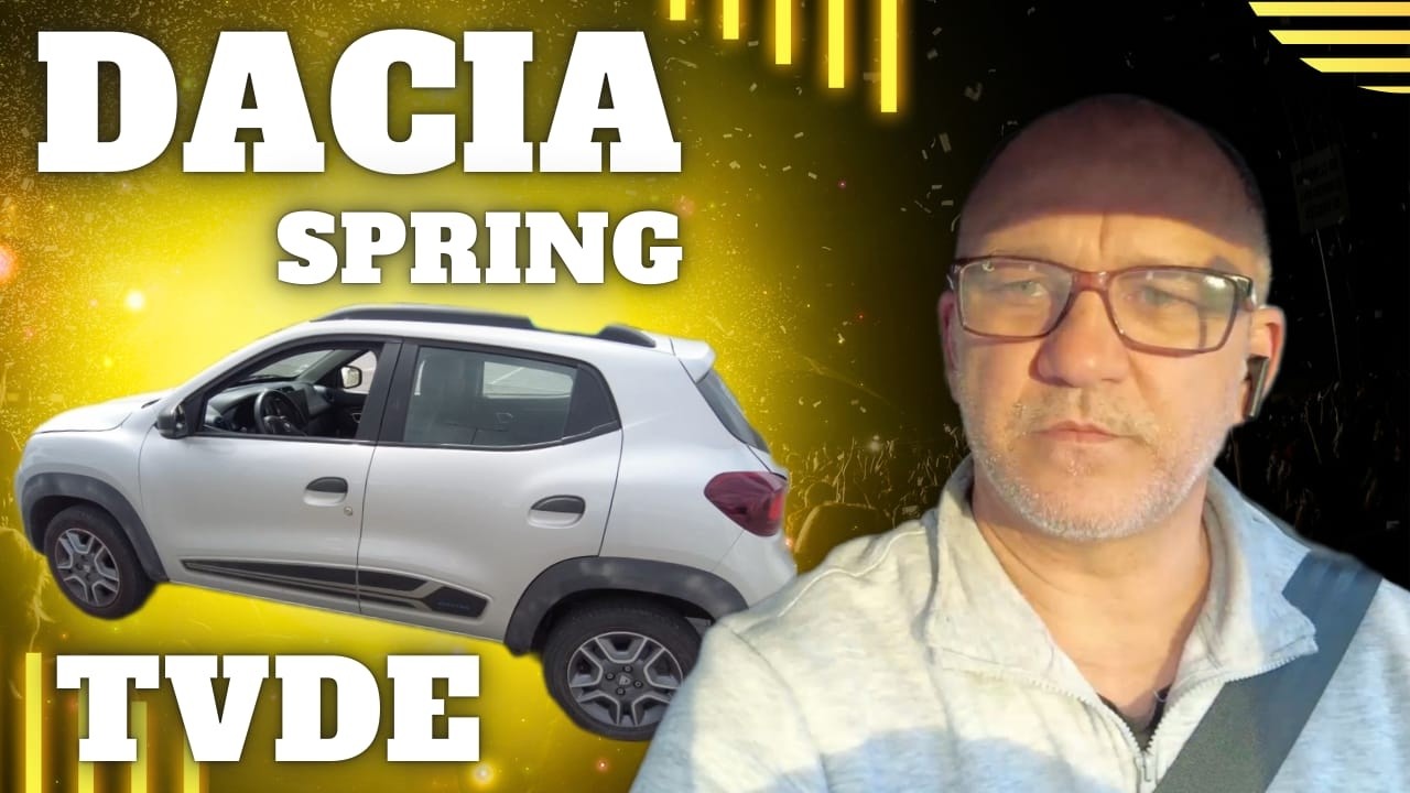 DACIA SPRING ELÉTRICO E LUCRATIVO  MEU DIA COM UBER E BOLT  DIRIGINDO  EM LISBOA.