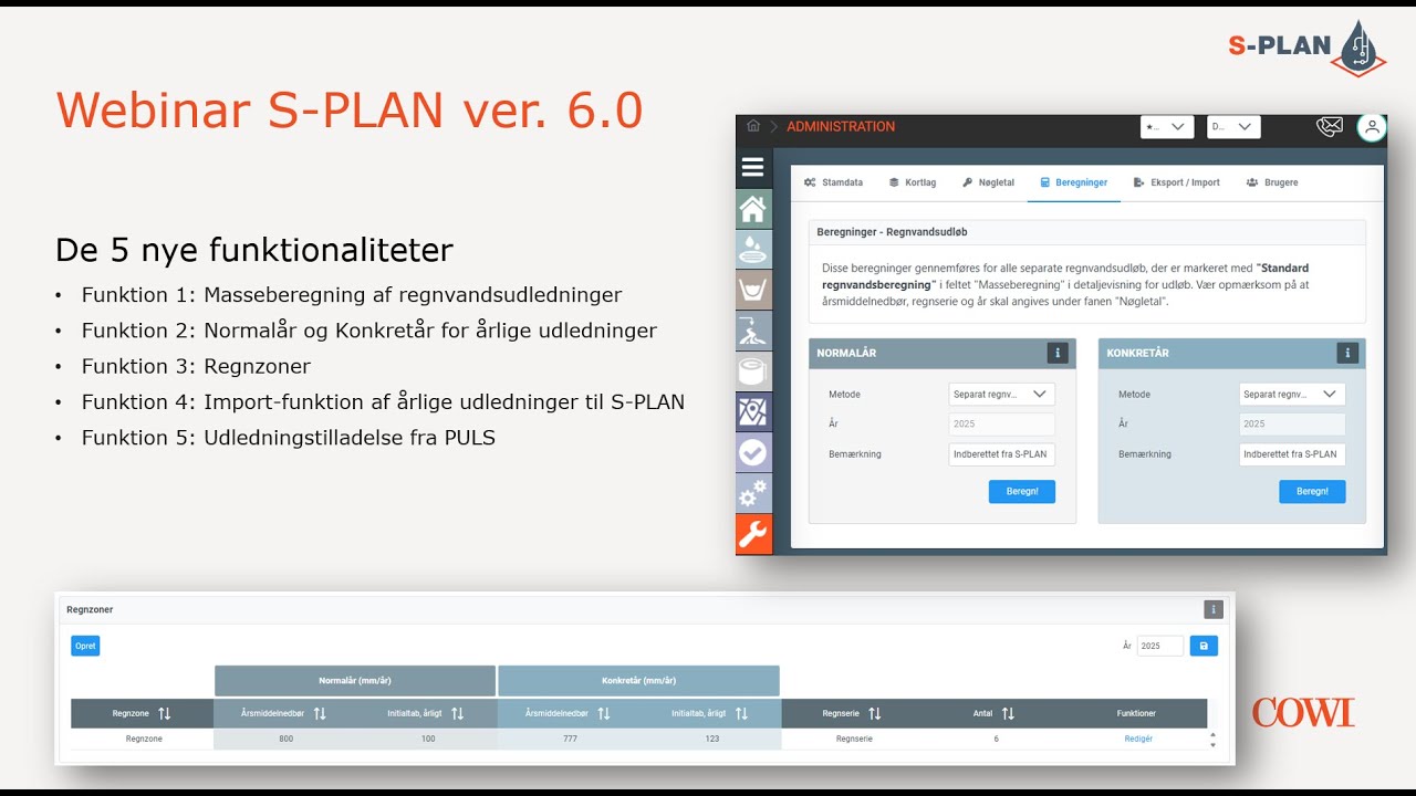 S PLAN webinar: De 5 nye funktioner i ver. 6.0