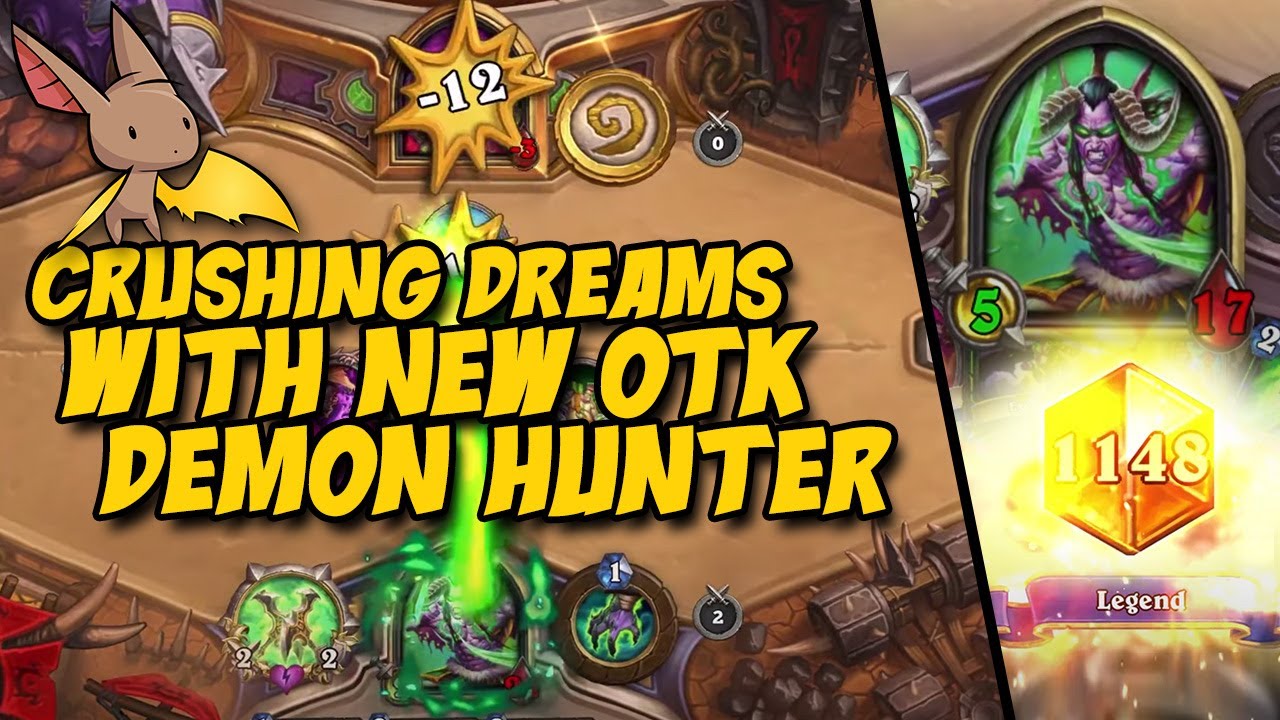 OTK DEMON HUNTER DOES HER JOB WELL | Hearthstone | Firebat VODs