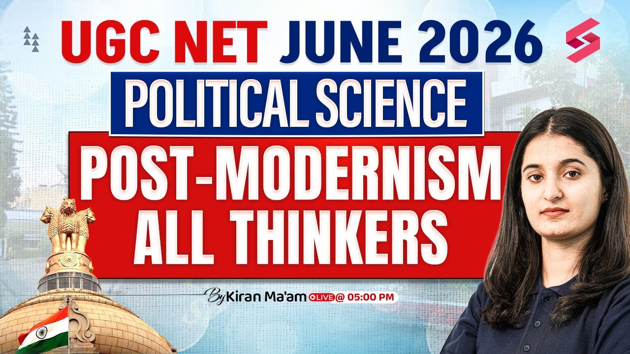 UGC NET June 2026 | UGC NET Political Science Classes 2026 | Post-Modernism All Thinkers By Kiran