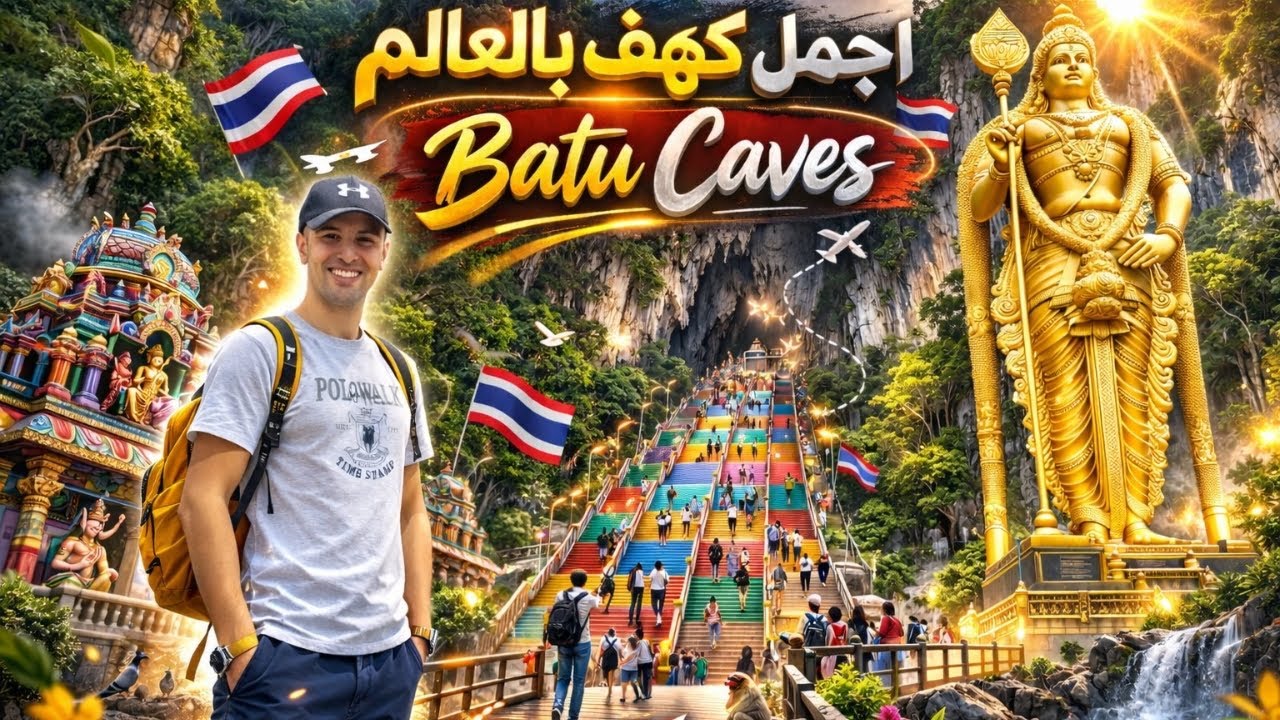 كهف باتو - كوالالمبور ماليزيا - Batu Caves Kuala Lumpur Malaysia  