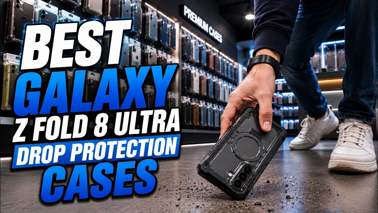 Топ-5 лучших защитных чехлов для Galaxy Z Fold 8 Ultra | Итоги главного краш-теста! 🚀