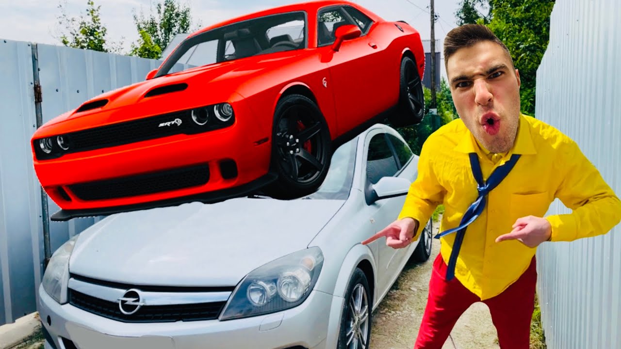 A Real Comet from the Dodge Challenger Hellcat Fell from the Sky Onto Mr. Jack's Sports Car 13+