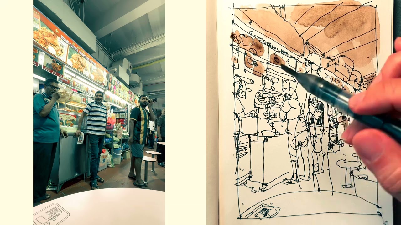 What I think as I draw