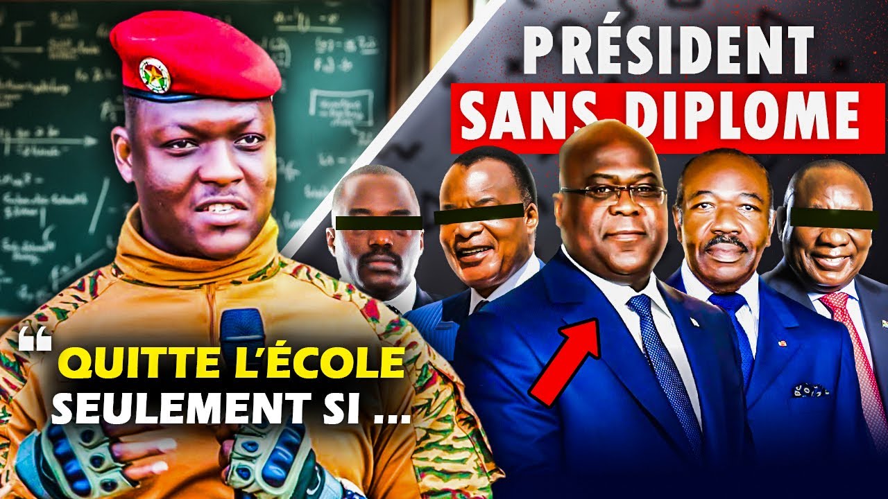 12 Pr&eacute;sidents Africains Qui n'ont Pas Fait d'&Eacute;tudes !