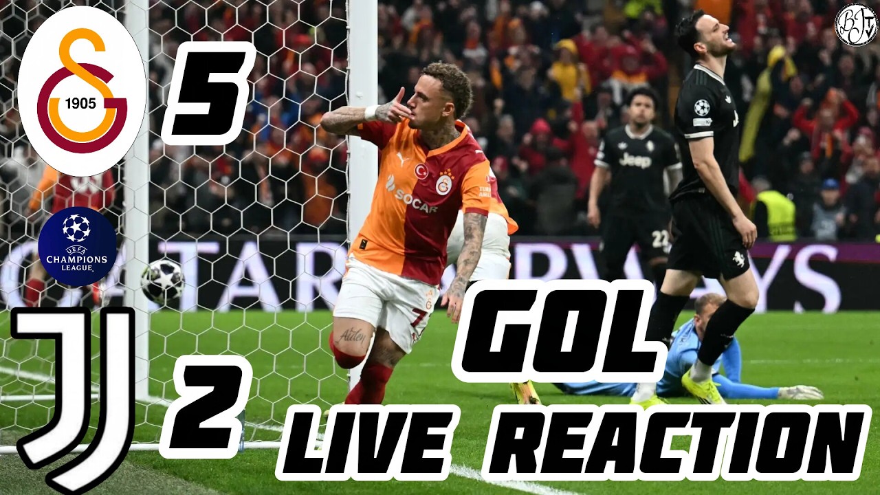 Galatasaray Juventus diretta live reaction