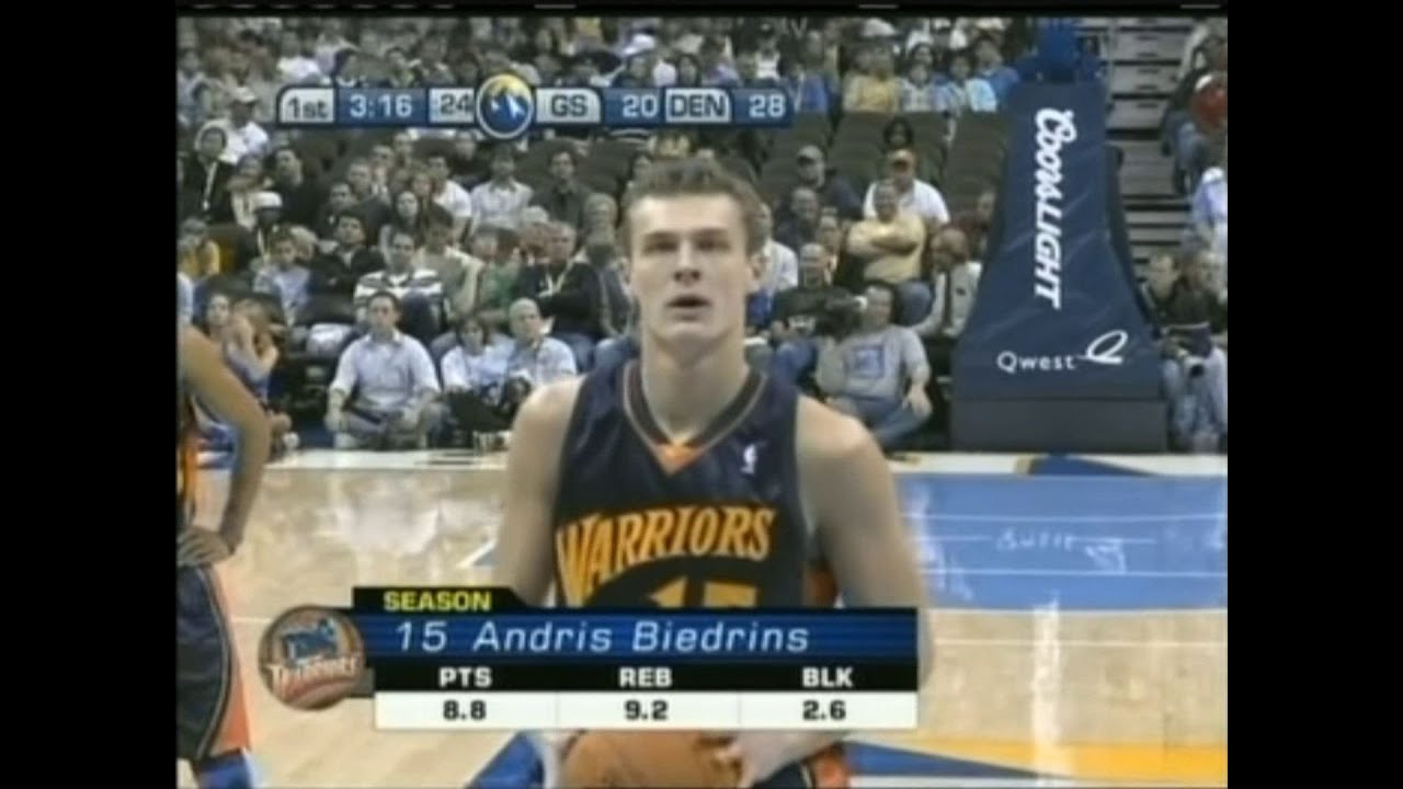 Andris Biedrins (31pts, 14/17 FG) (Career High) vs. Nuggets