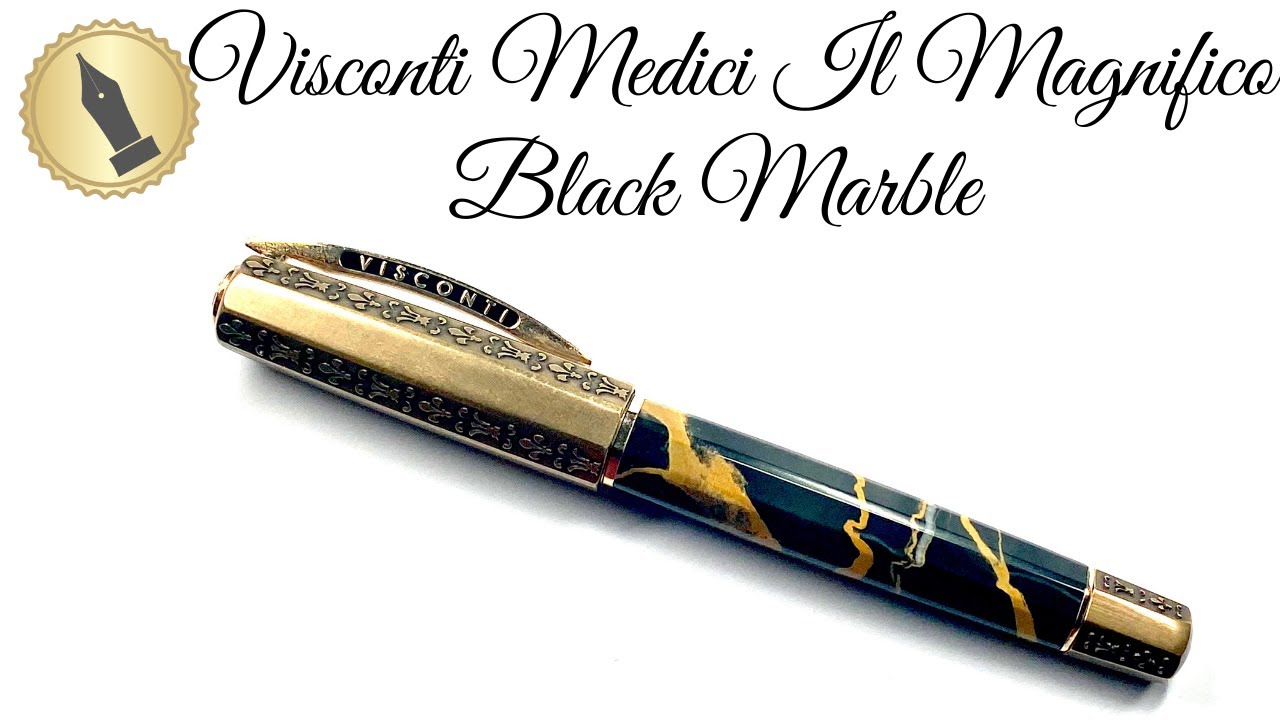 Visconti Il Magnifico Black Marble Unboxing and Review