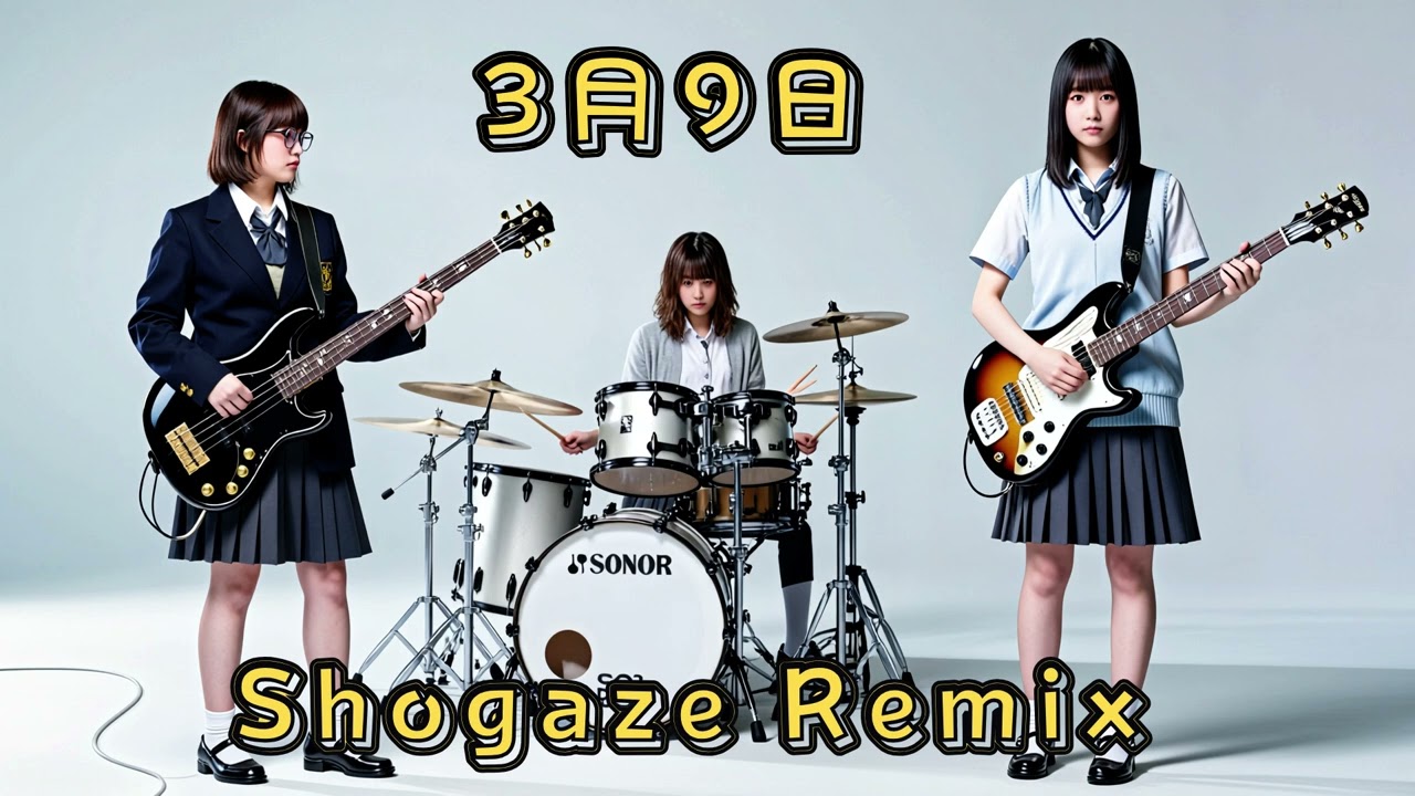 3月9日 / レミオロメン  (Cover) - Shogaze  Remix ver.| FakeMusic Japan
