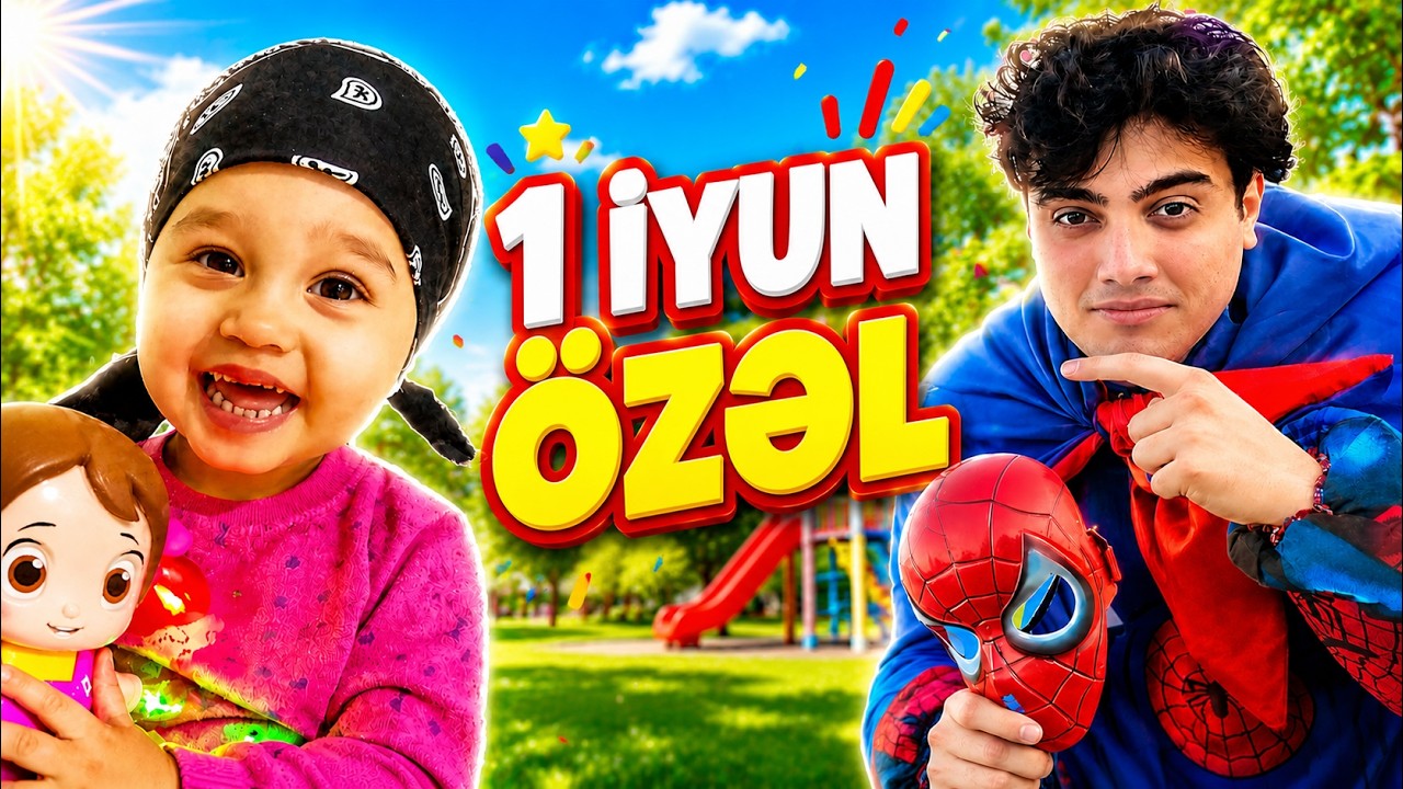 Spiderman Olub Uşaqlara S&uuml;rpriz Etdim!
