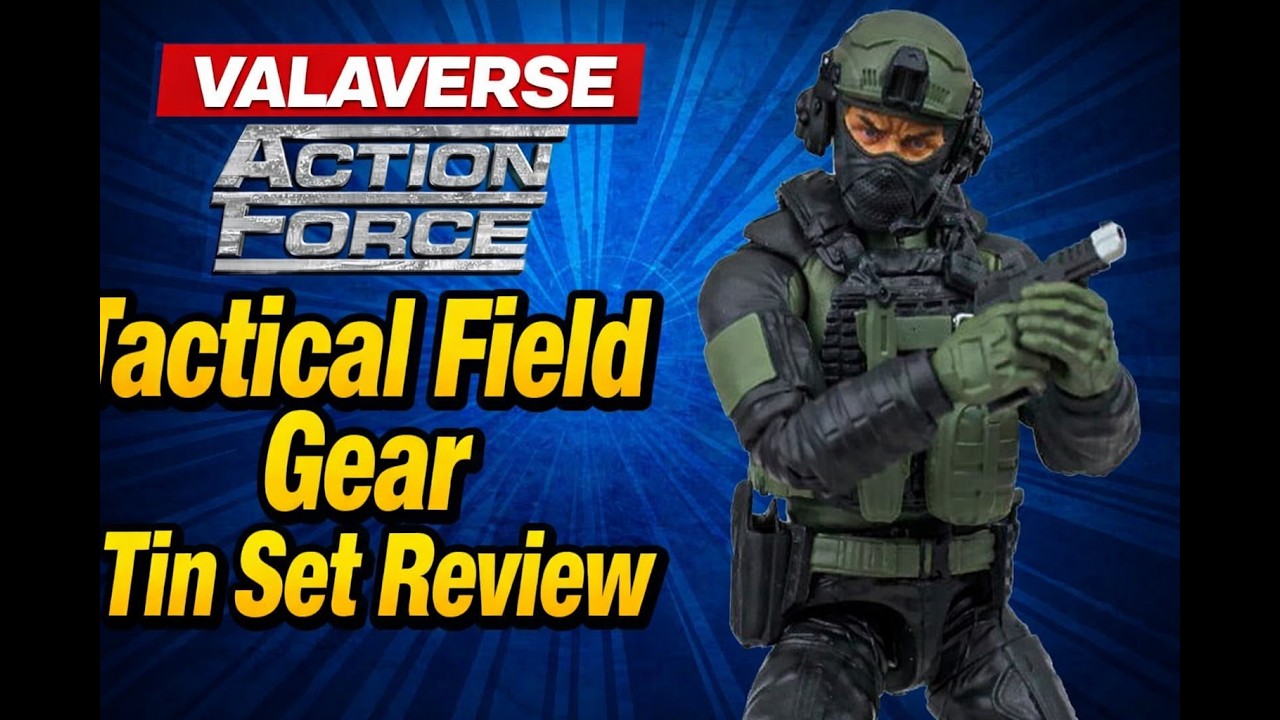 Valaverse Action Force Tactical Field Gear Tin Set Review