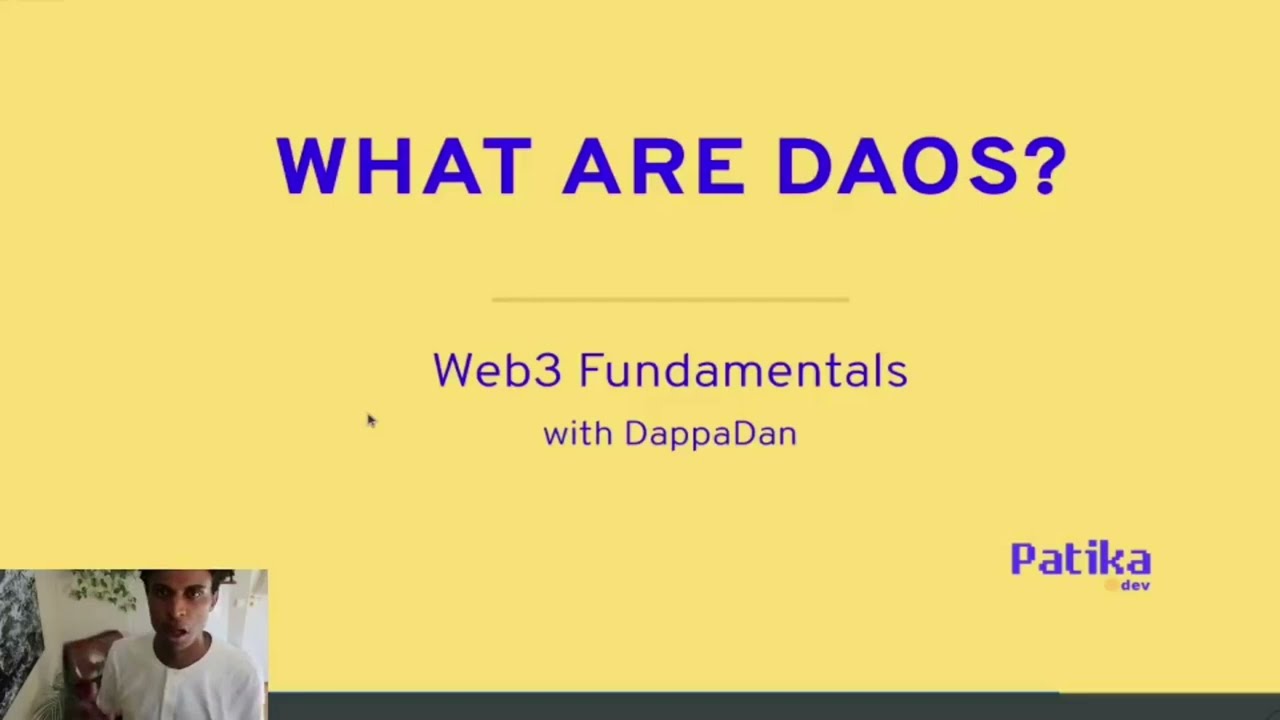 What are DAOs?
