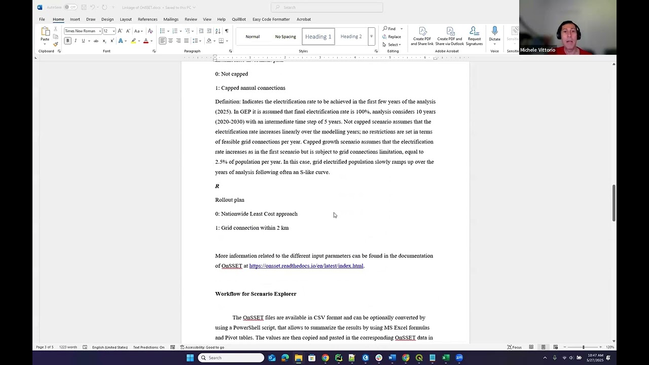 OnSSET Using Guidelines - Step 2 Load spatial data and generate output scenarios