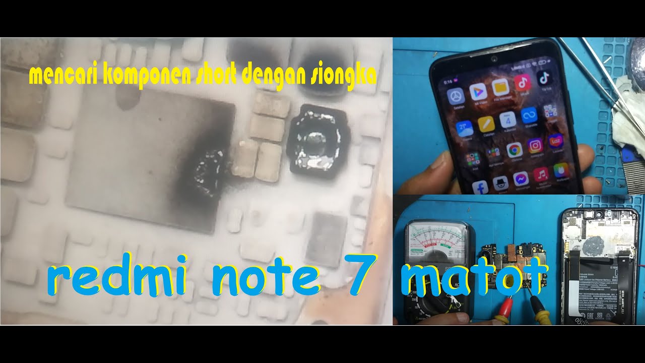 redmi note 7 mati total karena konslet