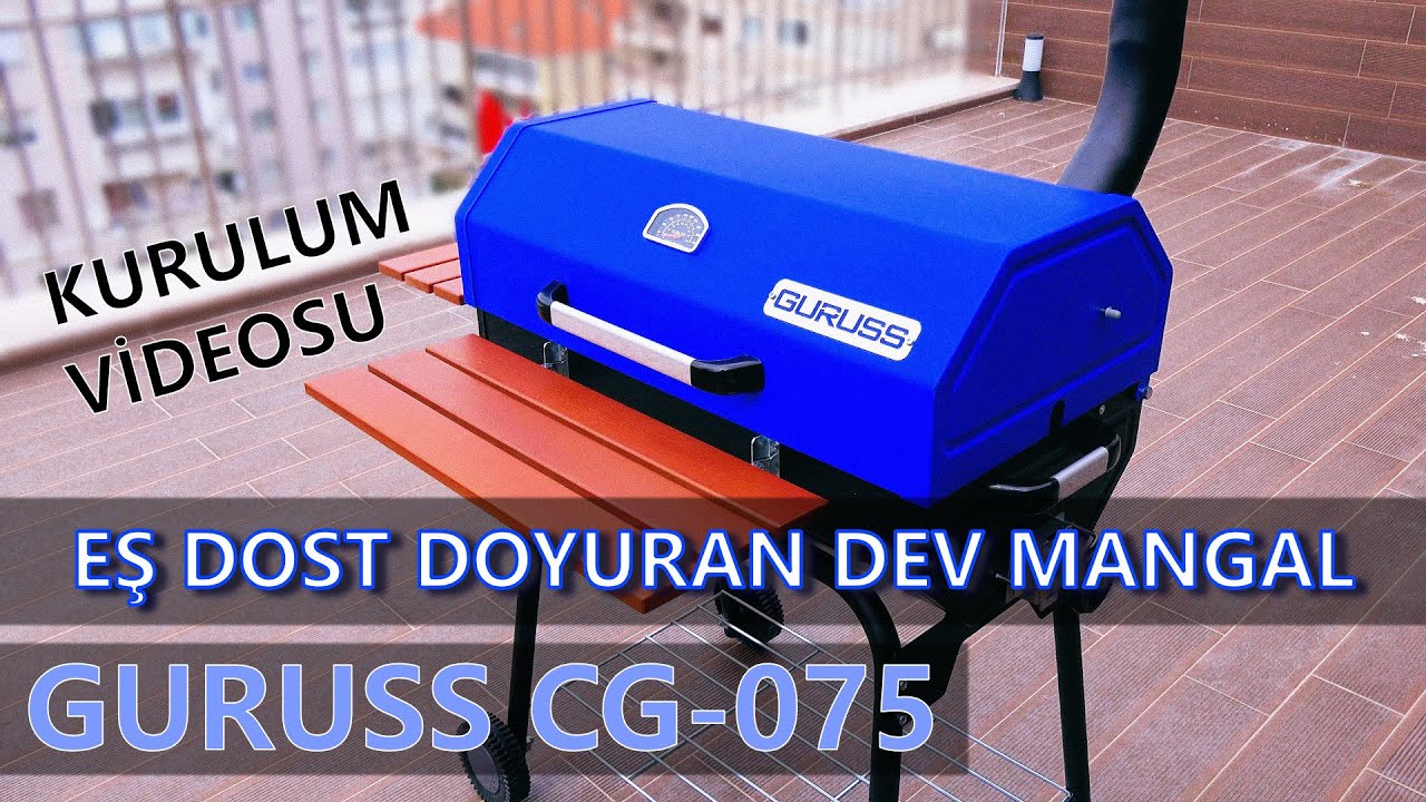 HEPSİNE HÜKMEDECEK TEK MANGAL: GURUSS CG-075 (Barbekü Kutu Açılışı ve Kurulum Videosu)