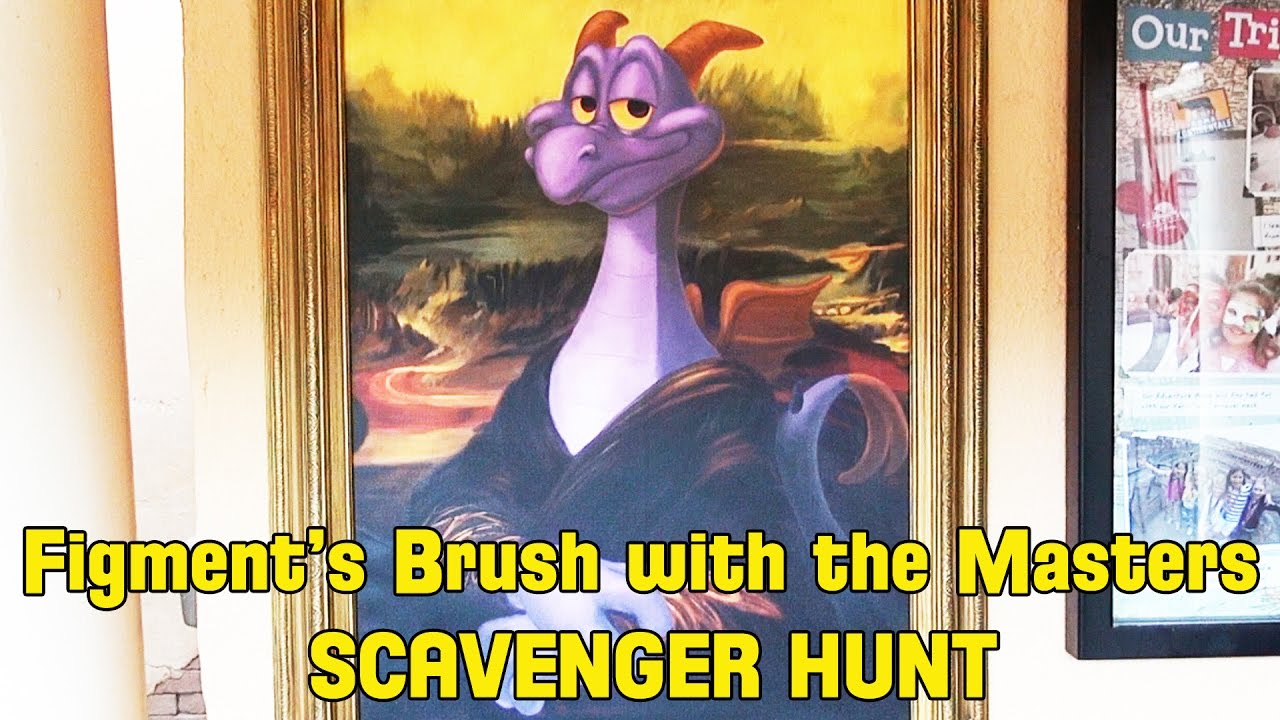 Figment's Brush With The Masters Scavenger Hunt at Epcot's Festival Of The Arts 2017 (Few Spoilers)