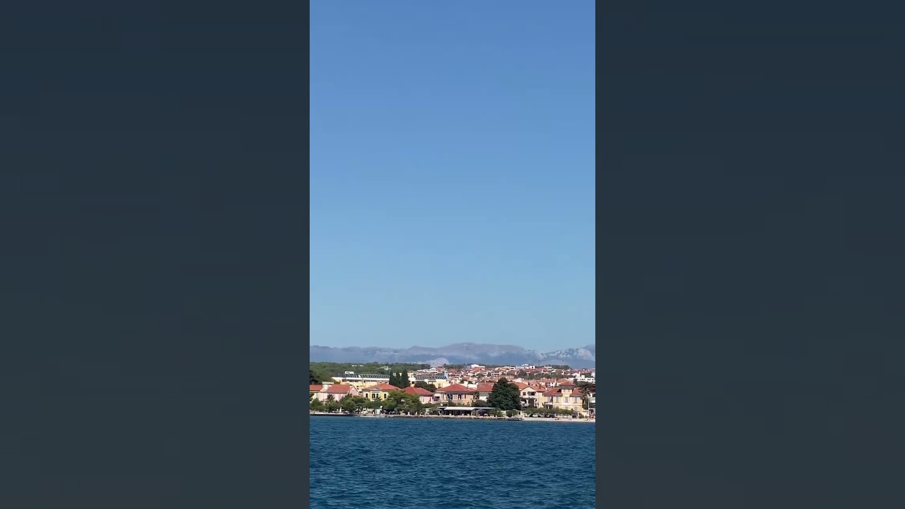 Outstanding view of Zadar,croatia #zadar #croatia #shorts