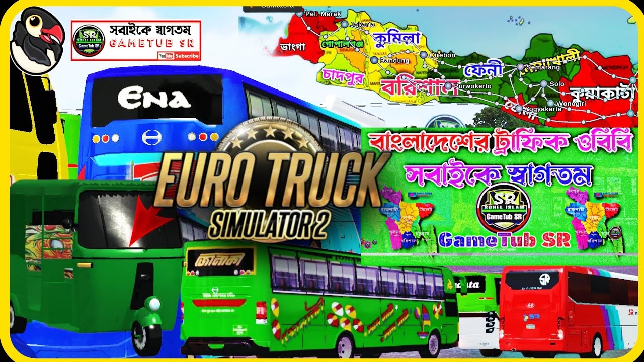 Bangladeshi  Ets 2 Traffic Obb v4.3.1 Review || Bus Simulator Indonesia
