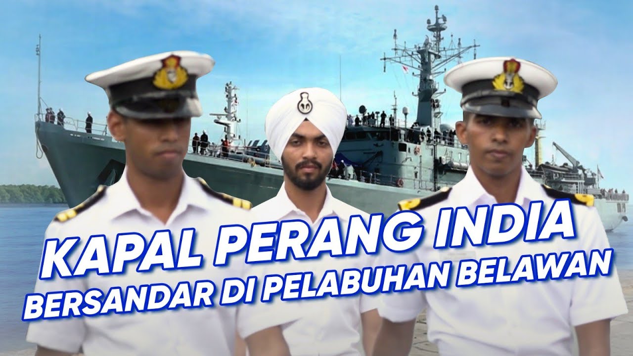 Kapal Perang India Bersandar di Belawan | Halo Indonesia