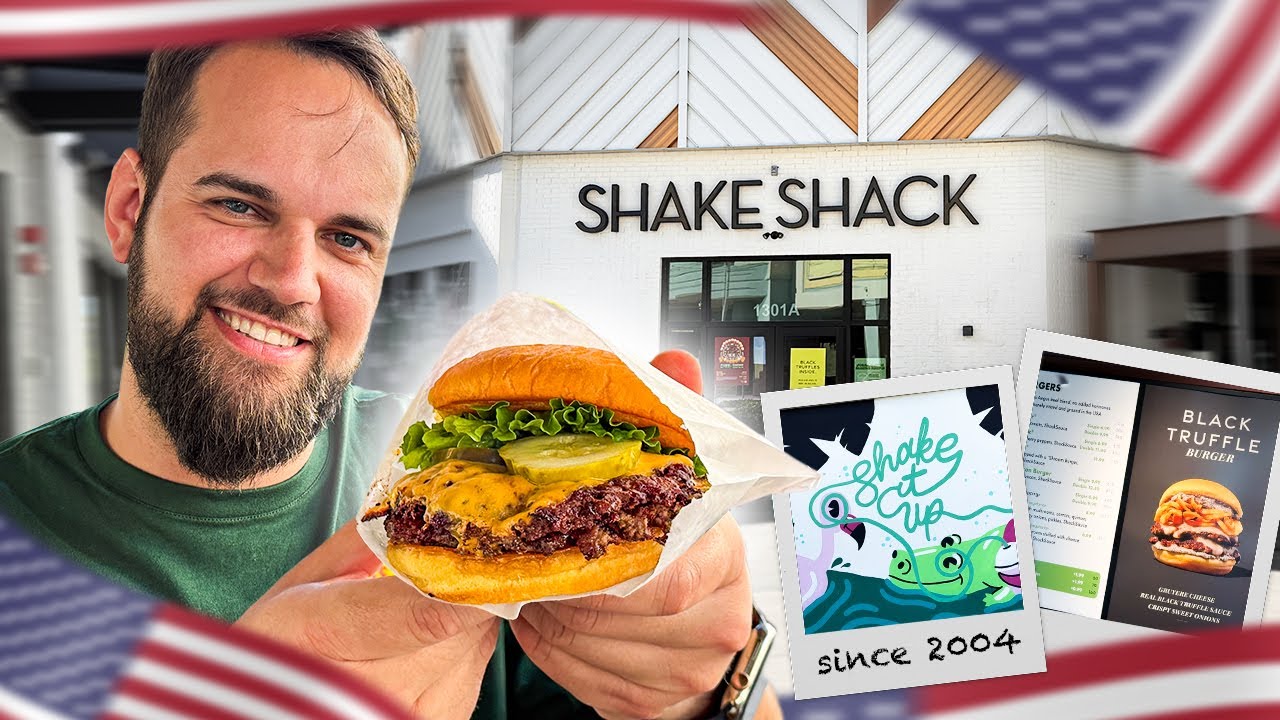 Wir testen den am meisten GEHYPTEN BURGER der USA 🔥 Shake Shack Burger Test