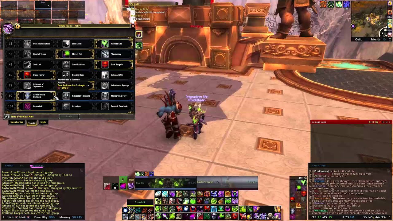 Demonology (UPDATE!) 6.2.3 Talents and Glyphs