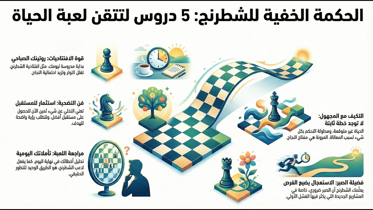 الشطرنج ليس لعبة فقط | دروس استراتيجية للحياة والنجاح ♛
