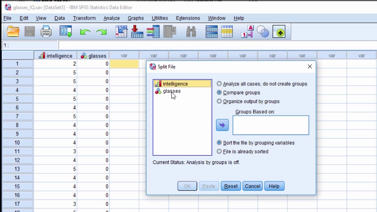 V6.1 — Описательная статистика по группам в SPSS