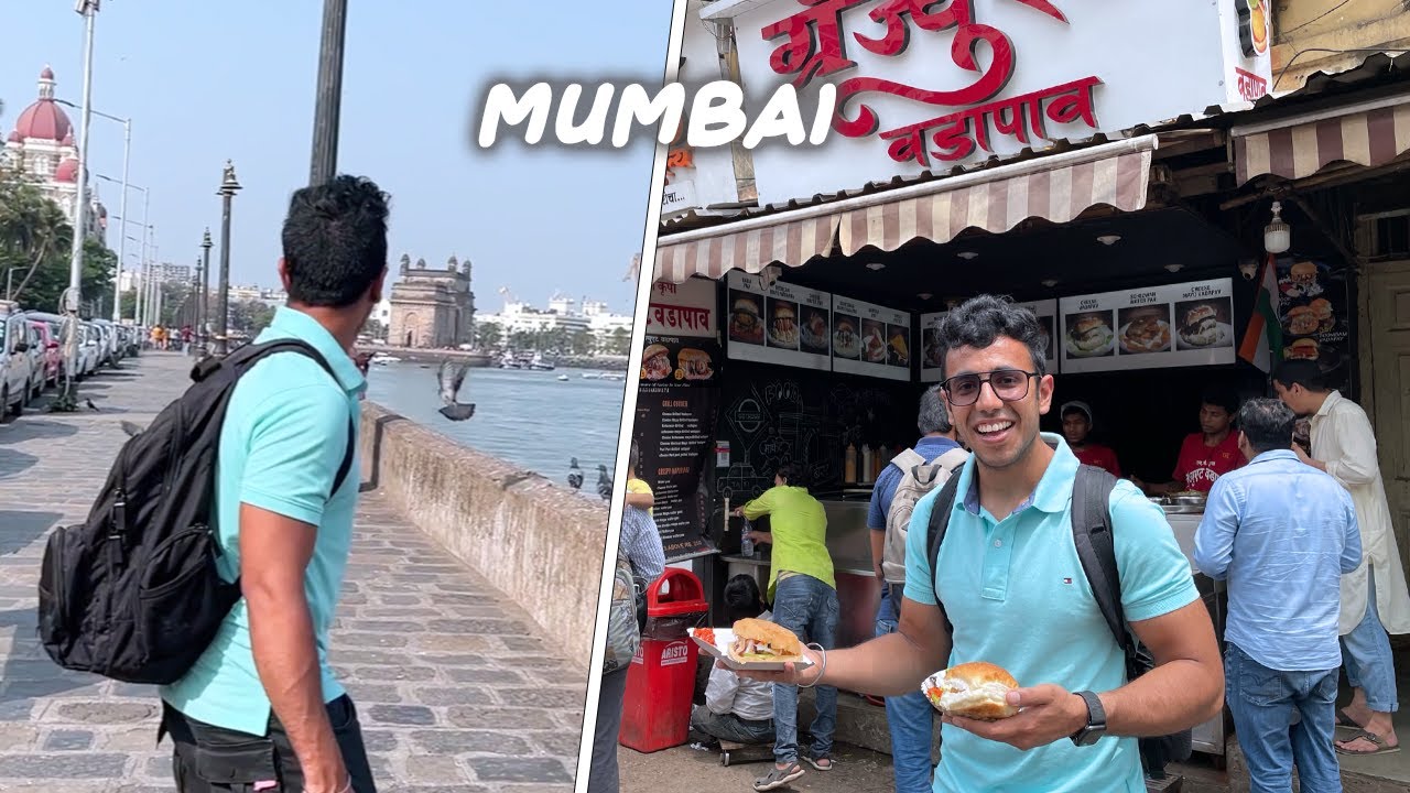 First Time in Mumbai! Trying Marathi food: Vada Pav, Thali!
