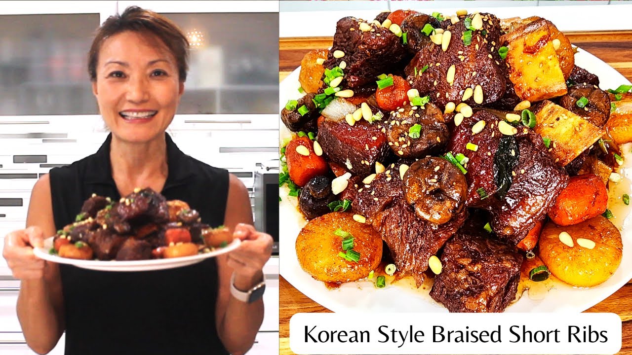 Korean Style Braised Short Ribs/韓式紅燒排骨/갈비찜