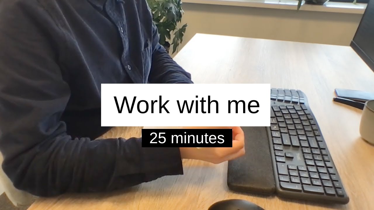 Work With Me | 25 minutes | No Music | Keyboard ASMR |