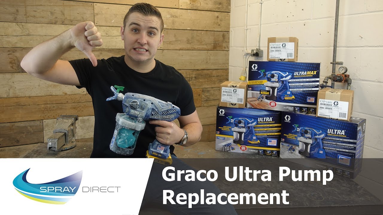 Как заменить насос в Graco Ultra и UltraMax