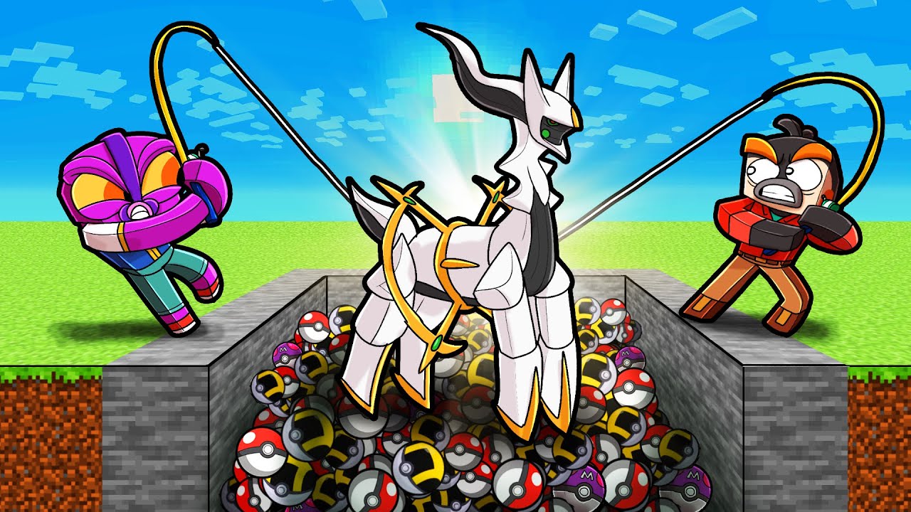 1 vs 3 Pixelmon CRANE Game Challenge! (Minecraft Pokemon)