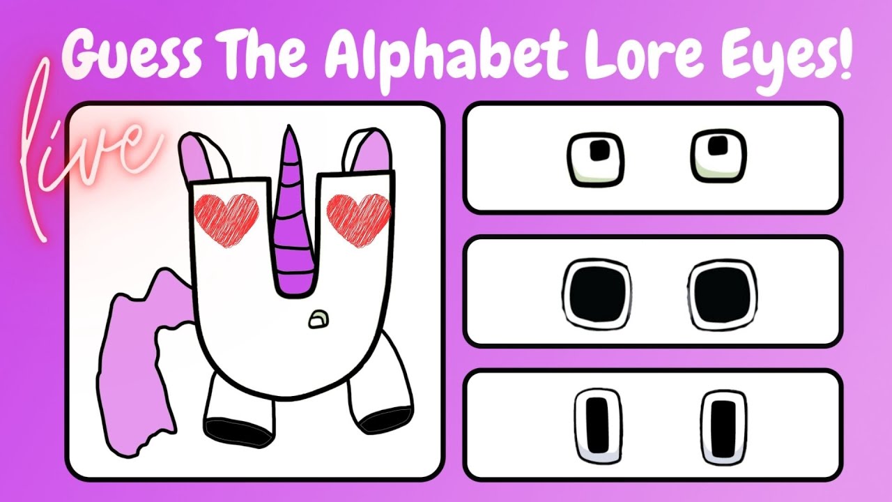 Spot the odd Alphabet Lore | Guess The Alphabet Lore Quiz LIVE | Alphabet Lore Adventure Trailer