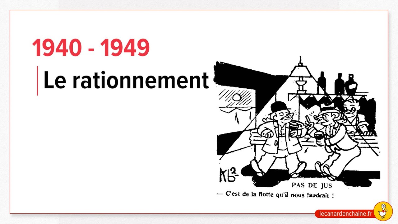 1940-1949 : Le rationnement